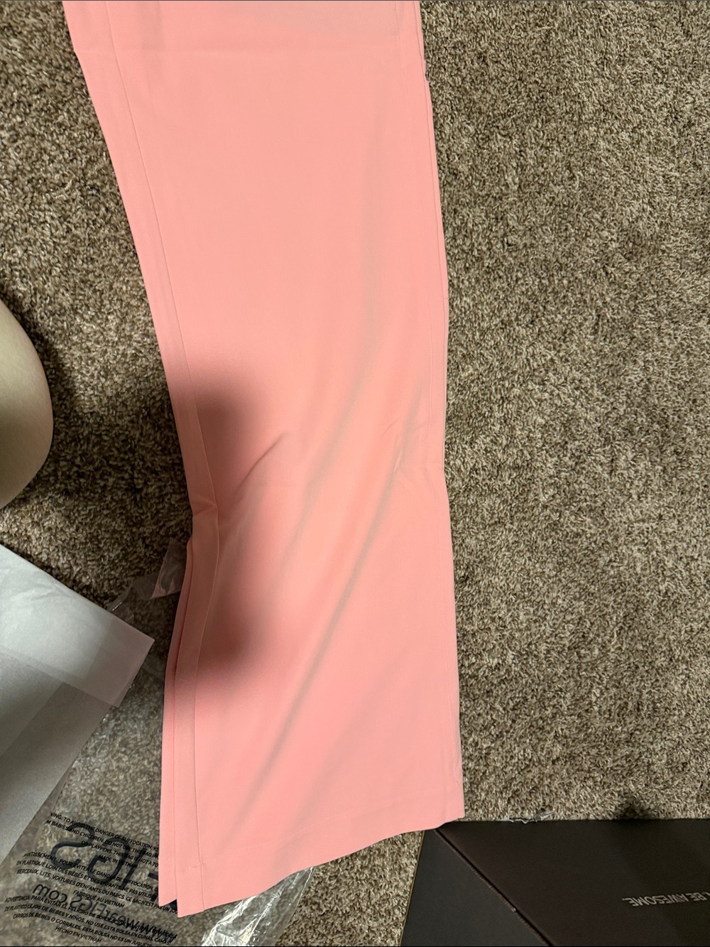FIGS Isabel Wide Leg Pant (Fight Club Pink) - Picture 8 of 10